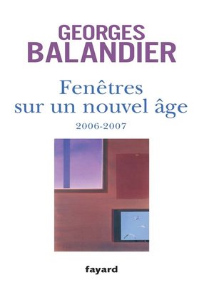 cover image of Fenêtres sur un Nouvel Âge